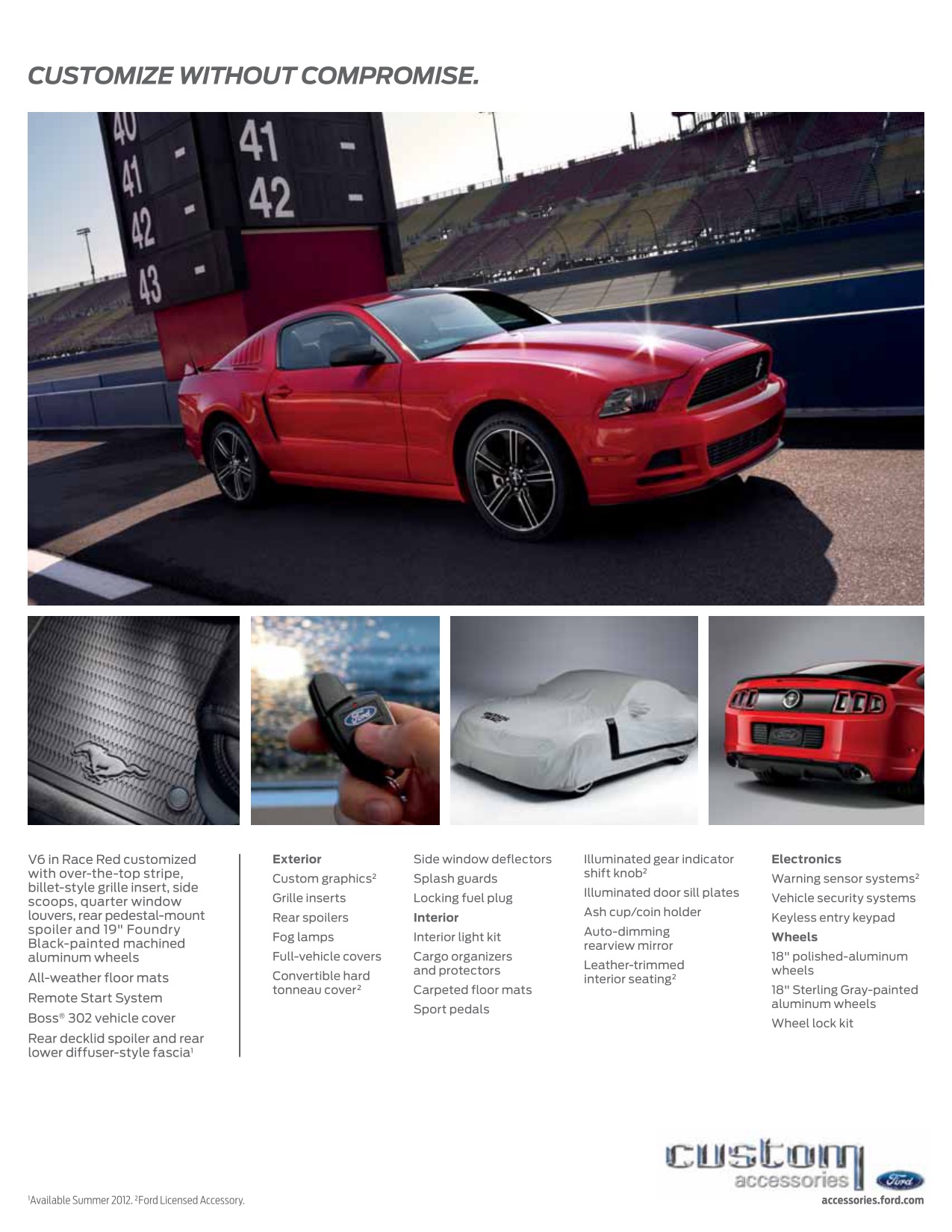 2013 Ford Mustang Brochure Page 20